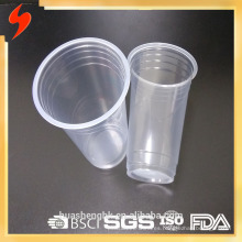Popular 500 ml PP taza de fiesta de plástico transparente